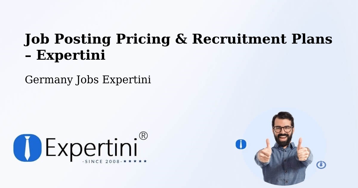 Job Posting Pricing & Recruitment Plans – Sembach - Sembach, Germany Jobs Expertini