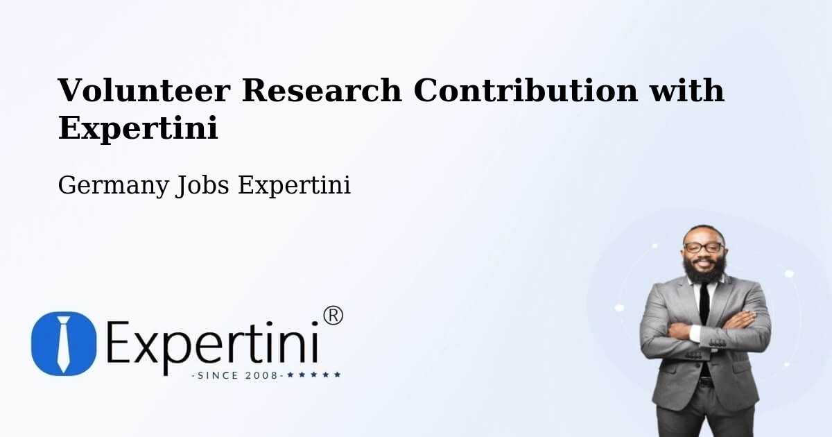 Volunteer Research Contribution Program – Sembach - Germany Jobs Expertini